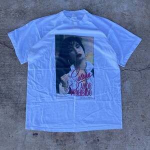 Vintage 90s Selena Quintanilla Amor Prohibido Shirt Rap Tee Mexican Singer XXL